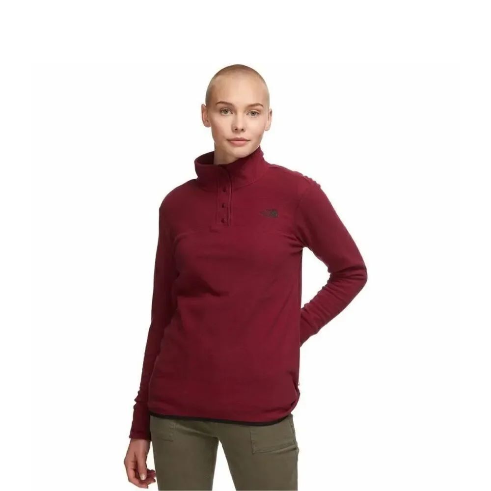 The North Face Women's Tka Glacier Snap-Neck Pullover Size Large